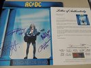 AC DC SIGNED WHO MADE WHO  LP ALBUM PSA/DNA