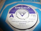 TOOMORROW 7'' I COULD NEVER LIVE WITHOUT UK DECCA DEMO OLIVIA NEWTON JOHN  1971