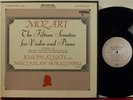 Vanguard SRV 262-4 3 discs Szigeti, Horszowski, Mozart Violin Sonatas, Vol. 1