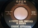 RARE EUGENE JEFFERSON - PRETTY GIRL DRESSED IN BROWN..OPEN ORIGINAL EX/M- LISTEN
