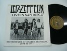 LED ZEPPELIN - LIVE IN SAN DIEGO (RARE LP)