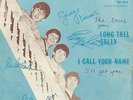 BEATLES ‘LONG TALL SALLY’ SWEDEN SIGNED PS 45 VINYL