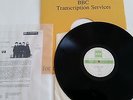 U2 BBC Transcription disc IN CONCERT No. 295 LP Radio show with cue sheets