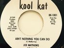 JOE MATHEWS AINT NOTHING YOU CAN DO KOOL KAT RECORDS