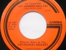 JEAN MICHEL JARRE Les Granges Brulees / Zig zag CANADA OST 1973 FRENCH Gamma 45