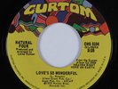 70s Soul/Funk Breaks 45 NATURAL FOUR Love's So Wonderful CURTOM VG+ HEAR