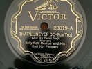 Victor 23019 JELLY ROLL MORTON PEPPERS Fickle Fay Creep 1930  78 rpm  EE+ rare