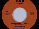 Modern Soul Boogie 45 OATES & COMPANY What Does It Take K&R VG++ HEAR