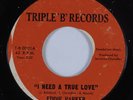 Northern Soul 45 EDDIE PARKER I Need A True Love TRIPLE B HEAR