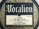 Vocalion 1003 Three Jolly Miners PIG ALLEY STOMP 1926 VG+ 78 rpm