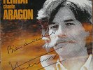 JEAN FERRAT       Chante Aragon   33 tours LP    Signed Dédicacé