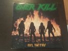 Over Kill Feel the Fire vinyl LP rare thrash metal metallica slayer megaforce