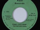 Funk 45 OUTLAW GANG Funky Fast Bump RUDI VG+ HEAR
