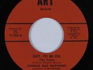 Northern Soul Funk 45 JOHNNIE MAE MATTHEWS Got To Be On ART VG++ HEAR