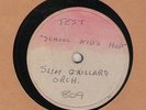 c 78 RPM Slim Gaillard School Kids Hop test pressing in V+E-/E- (unissued take?)