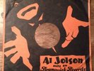 Rare Al Jolson Only On Brunswick Records Orange 78 RPM Sleeve