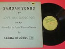 SAMOAN SONGS OF LOVE & DANCING Siaki Laban RARE PVT UK LP 1950s Polynesian music