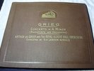 HMV GRIEG Concerto in A Minor ARTHUR de GREEF & LANDON RONALD - 78 - 4 Records