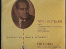 COLUMBIA 33CX 1194 BEETHOVEN VIOLIN CONCERTO OISTRAKH EHRLING ENGLISH 1ST PRESS.
