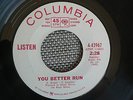 RARE PSYCH LED ZEPPELIN ROBERT PLANT 45 rpm LISTEN on COLUMBIA WL PROMO lb1966