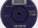 ROLLING STONES I DON'T KNOW WHY [MISCREDITED] 1975 UK 7