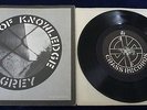 LACK OF KNOWLEDGE, ‘GREY’ 1983 4 TRACK CRASS RECORDS EP.