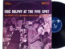 ERIC DOLPHY: AT THE FIVE SPOT, VOL. 1 prestige LP / MONO VAN GELDER EX