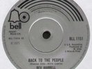 [BEE GEES] BEV HARRELL BACK TO THE PEOPLE / TRAVELLING EASY 1971 UK 7