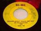 The SOUL SET Please Don't make Me Cry/Will You Ever Learn SOUL 45 Very Rare Mod