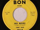 TIMMY SHAW: No More / Thunder In My Heart 45 rare Soul