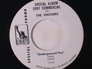 VENTURES: Special Album Spot Commercial: Underground Fire 45 (dj-only)