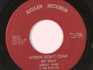 SAMMY JOHNS & DEVILLES: Making Tracks / Words Don't Come My Way 45 (great Moody