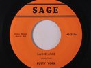 RUSTY YORK: Sadie-mae / Margaret Ann 45 rare Rockabilly