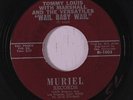 TOMMY LOUIS: Wail Baby Wail / Lookie There 45 (faint rubber stamp ol) rare Blue