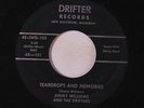 JIMMY WILLIAMS & DRIFTERS: Teardrops And Memories / Rainbow Heart 45 (Country b