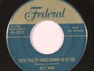 BILLY WARD & DOMINOES: These Foolish Things Remind Me Of You / Don't Leave Me T
