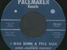 JAMES ANDERSON PARKWAY A/K/A PIPS: I Was Born A Free Man / Free & Easy Life 45