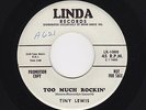 '59 Twin Spin R&B Shouters TINY LEWIS Too Much Rockin'/I Get Weak LINDA M- HEAR