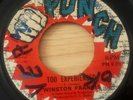 WINSTON FRANCIS(TOO EXPERIENCED)SKINHEAD REGGAE SKA.JACKIE MITTOO(MULE JERK)