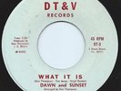 Funk Sweet Soul 45 Dawn and Sunset 'What It Is' DT&V EX Hear