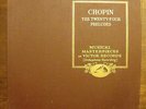 Alfred Cortot on 78 rpm Victor Album M20 Chopin Twenty Four (24) Preludes