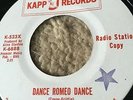 ALAN LORBER OBSCURE BOSSA NOVA MOD NORTHERN SOUL 45 KAPP LBL DANCE ROMEO DANCE