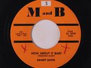 EMMET DAVIS: How About It Baby / You Changed My Night Into Day 45 (sm tol, xol)