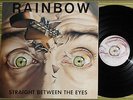 RAINBOW, STRAIGHT BETWEEN THE EYES /GLOVER LP 1982 UK 1ST PRESS A//1 B//2 EX-/EX