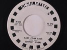 JOHNNY RIVERS: Baby Come Back / Long Long Walk 45 (dj, co, almost M-) rare Rock