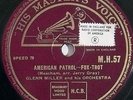 GLENN MILLER jazz big band 78RPM UK HMV 57 American Patrol, Jingle Bells E+