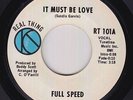 Sweet/Northern Soul 45 - Full Speed - It Must Be Love - Real Thing - VG+ mp3