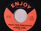 ELMORE JAMES: Shake Your Moneymaker / Look On Yonder Wall 45 (almost M-) rare B
