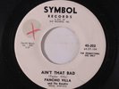 PANCHO VILLA: Ain't That Bad / Progress 45 (dj, tag stain/xol) rare Soul