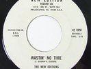 THE NEW EDITIONS Wastin' No Time / Vargo 45 on New Edition Rare Funk